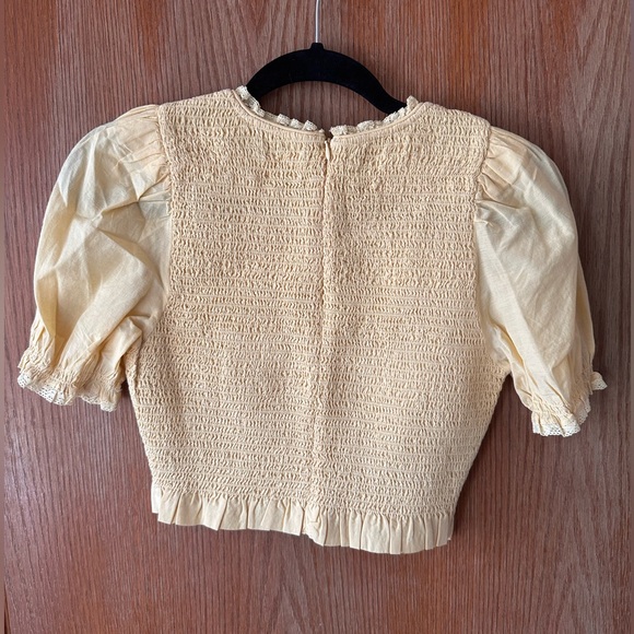 NWT Wilfred Tempest short sleeve cropped blouse - Picture 4 of 4